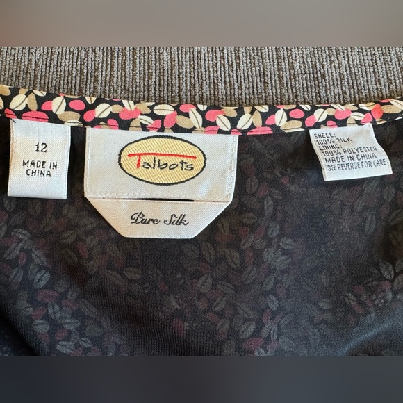 Talbots Women’s multi colored print skirt size 12 - Picture 3 of 8